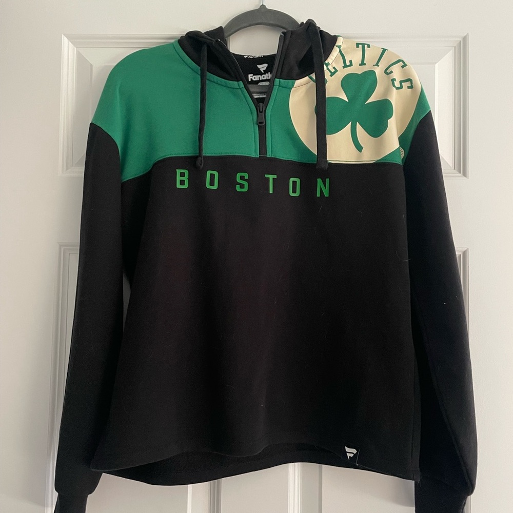 Boston Celtics Women's Quarter Zip Hoodie